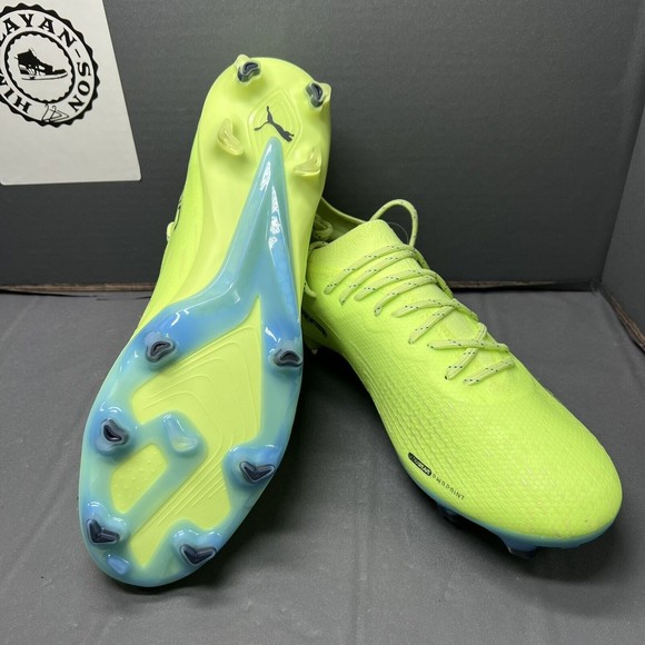 Puma Ultra Ultimate Firm Ground 106898-01 Soccer Cleats Yellow Women Sz 11.5 NEW - Picture 12 of 16